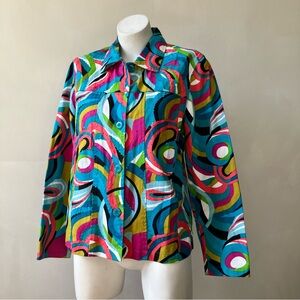 Life Style | Vintage Colorful Disco Sequin Cotton Jacket